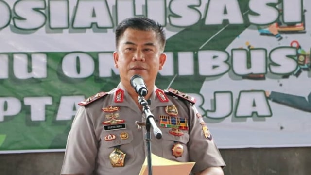 Kapolda Bengkulu Irjen Pol Supratman. Foto: Facebook/@Polda Bengkulu
