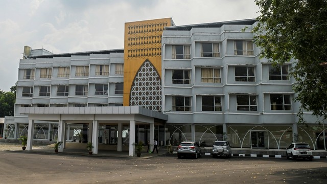 Suasana Rumah Sakit Haji Pondok Gede di Jakarta, Rabu (13/5). Foto: ANTARA FOTO/Galih Pradipta