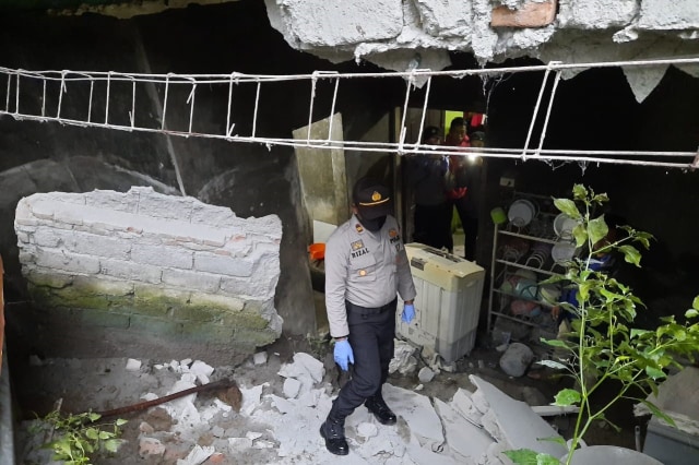 Salah satu rumah yang rusak di Bener Meriah. Dok. BPBA