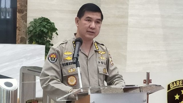 Kabagpenum Divisi Humas Polri Kombes Pol Ahmad Ramadhan.  Foto: Dok Polri