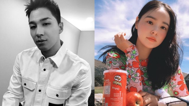 Taeyang BIGBANG dan Min Hyo Rin. Source: IG __youngbae__ dan hyorin_min