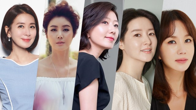 Pesona aktris Korea yang berusia 50-an. Foto: dok. Big Boss Entertainment, Y.One Entertainment, Instagram/@heeae_official, Good People Entertainment, Saram Entertainment