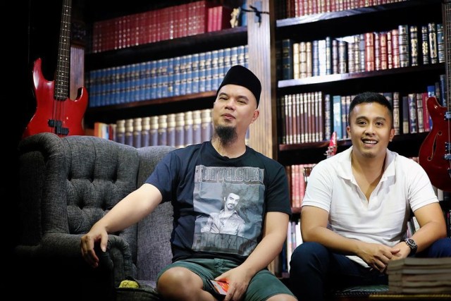 Ahmad Dhani dan Vasco Raseimy. (Foto : instagram.com/vasco_roseimy)