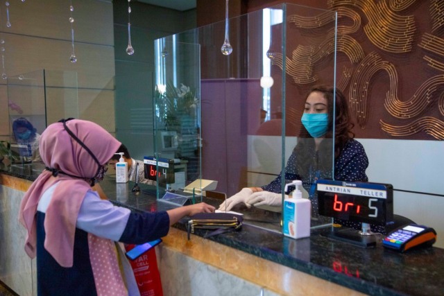 com-Protokol perlindungan dan kesehatan Bank BRI mengutamakan keselamatan pekerja dan nasabahnya (people's first). Foto: Dok. BRI
