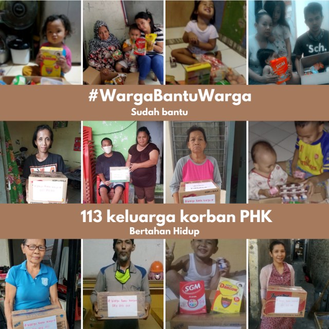 Gerakan #WargaBantuWarga. Foto: dok. Bima Marzuki