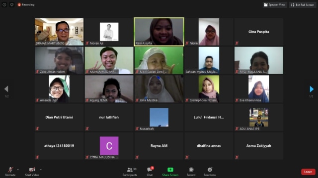 BEM Fema IPB University Bahas Ketahanan Pangan di Tengah  Masa Pandemi