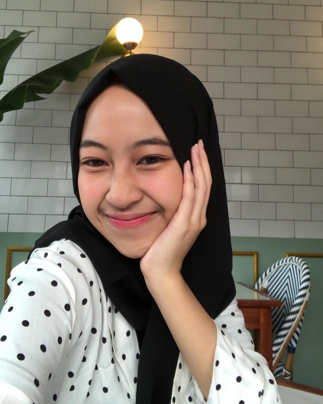 Putri Alm. Ustaz Jefri Al Bukhori, Adiba Khanza. Foto: Instagram/@adiba.knza