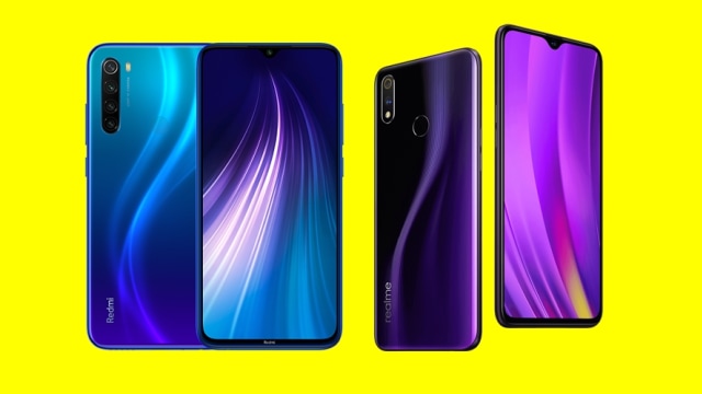 Smartphone Redmi Note 8 dan Realme 3 Pro. Foto: dok