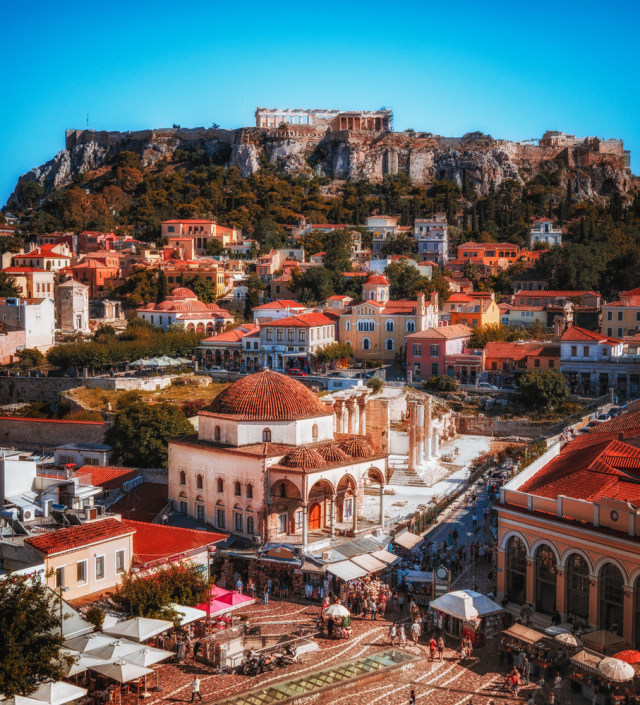 Pemandangan Acropolis di Yunani Foto: Shutter Stock