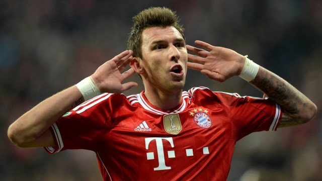 Mario Mandzukic saat berjersi Bayern Muenchen. Foto: AFP/CHRISTOF STACHE
