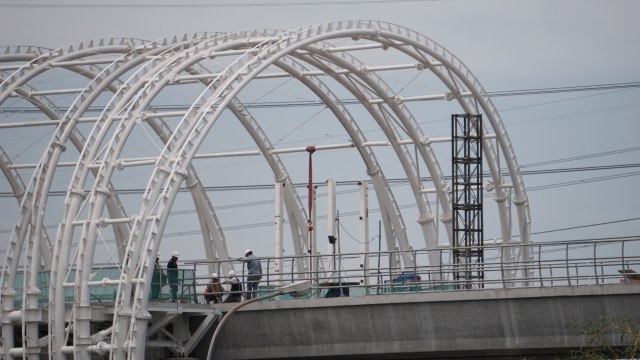 Ilustrasi pekerja konstruksi Foto: Nugroho Sejati/kumparan