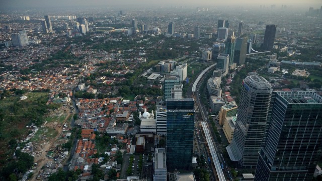 Ilustras kota Jakarta. Foto: Nugroho Sejati/kumparan