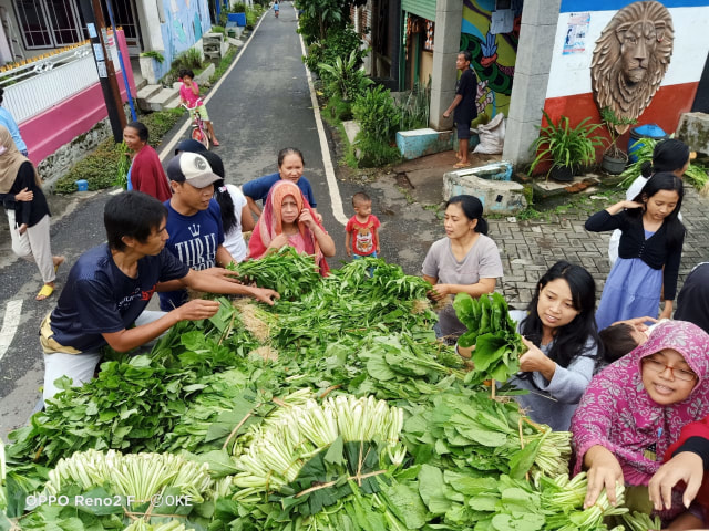 Obral sayur. Foto: dok.