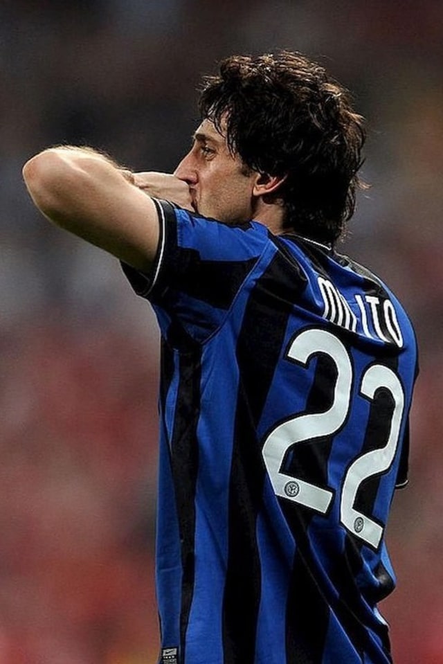 Diego Milito. Foto: Instagram @diegomilito