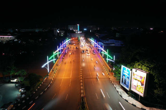 Suasana di Banda Aceh, tanpa takbir keliling. Foto: Abdul Hadi/acehkini