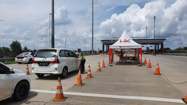 Tol Trans Sumatera saat Lebaran 2020
 Foto: Dok Hutama Karya