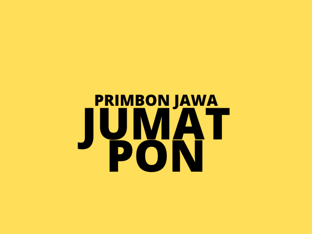 Primbon Jawa Jumat Pon, Dok: Pribadi