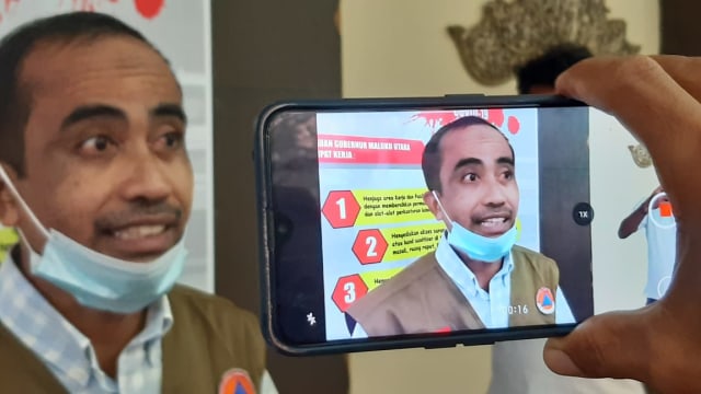 Karo Humas Provinsi Maluku Utara, Mulyadi Tutupoho. Foto: Faris Bobero/cermat