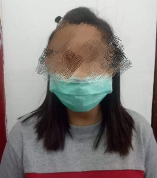 NT saat diamankan oleh pihak Kepolisian Polres Barito Utara.