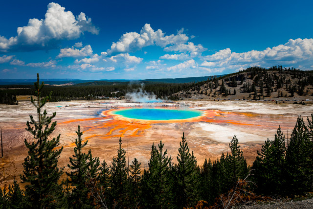 Lubang Panas di Taman Nasional Yellowstone  Foto: Shutter stock