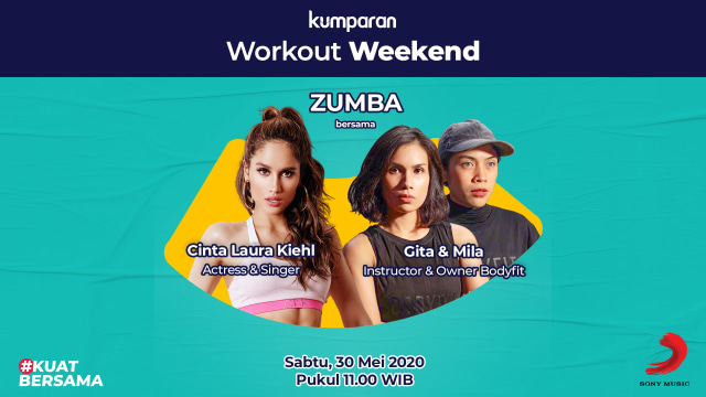 Workout Weekend bersama Cinta Laura. Foto: kumparan