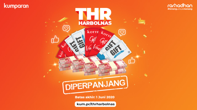 THR Harbolnas Berhadiah Uang Tunai dan Voucher Belanja!
