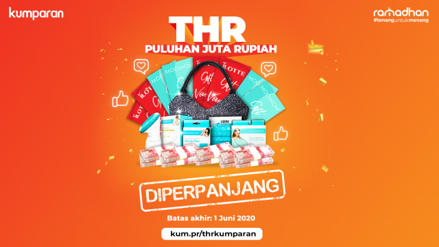 THR kumparan Diperpanjang Sampai 1 Juni 2020