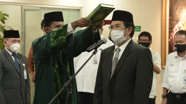 Plantikan Dirut TVRI 2020-2022, Iman Brotoseno. Foto: Dok. Dewas TVRI