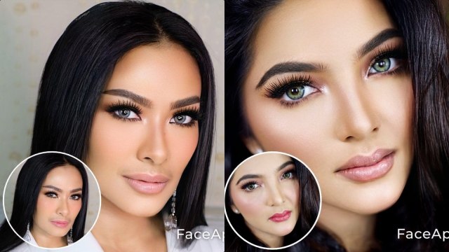 Iis Dahlia dan Ashanty ikuti Oplas Challenge. Foto: Instagram/@isdadahlia, @ashanty_ash