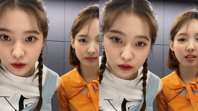 Yeri Red Velvet dan Nayeon Twice. Foto: Instagram/yerimiese