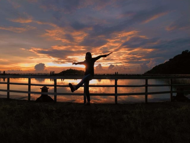 Wisata Embung Nglanggeran, Gunungkidul. Foto: Istimewa.