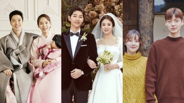 Pasangan artis Korea yang bercerai setelah cinlok. Instagram/@mixnutcookie, kyo122, tvN.