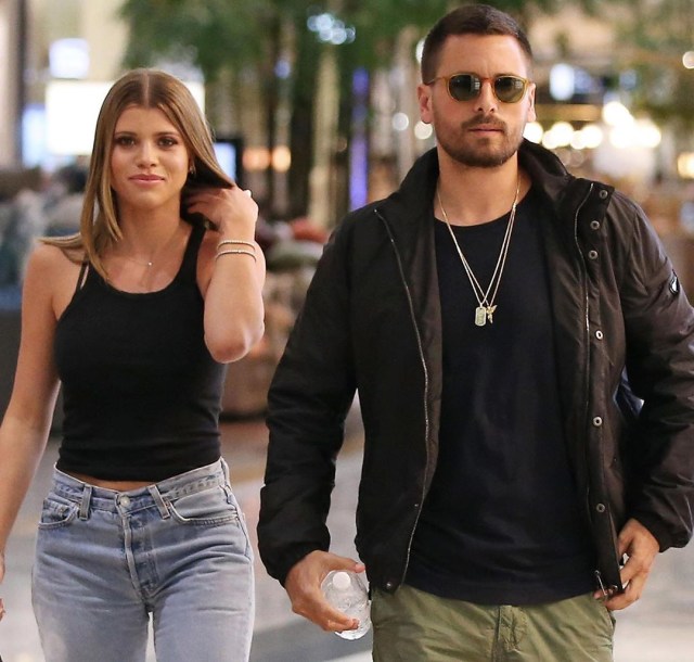 Scott Disick dan Sofia Ritchie. Foto: Dok: Instagram @kardashxbeautyxx