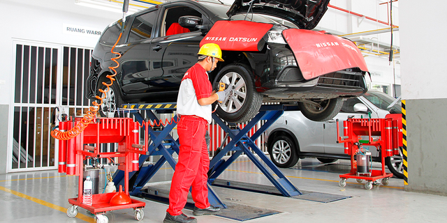 Perawatan dan bengkel mobil. Foto: dok. Nissan
