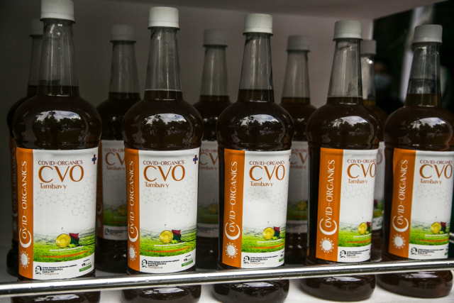 COVID-Organics. Foto: Rijasolo/AFP