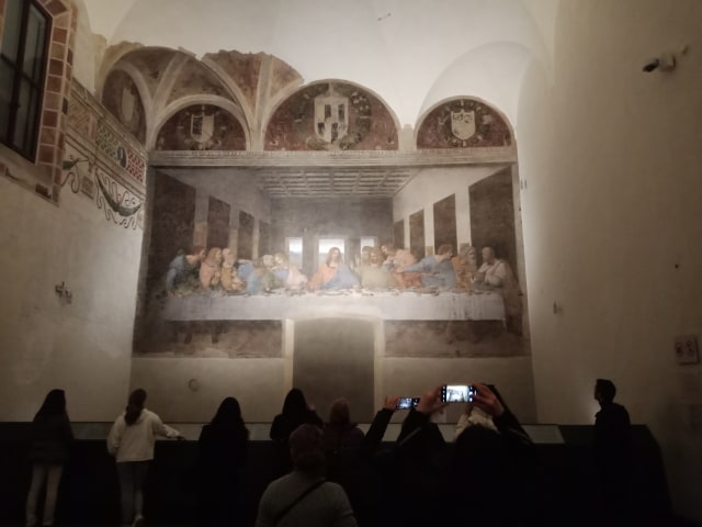 Lukisan Perjamuan Terakhir di Santa Maria delle Grazie, Milan, Italia. Sumber gambar: Daniel Chrisendo.
