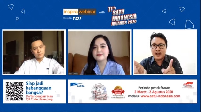 SATU Indonesia Awards 2020 Gelar Diskusi Tentang
Pendidikan Kunci Peradaban. Foto: dok. Astra