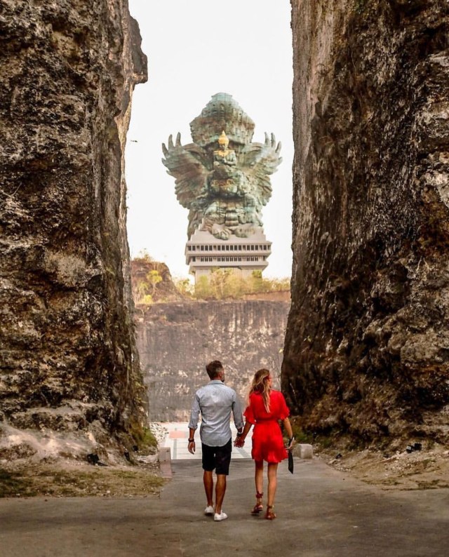Ilustrasi wisatawan di Taman Budaya Garuda Wishnu Kencana Foto: Dok. Kemenparekraf