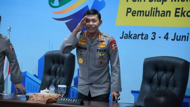Kapolri Jenderal Idham Azis membuka Musrenbang Polri 2020 di Mabes Polri. Foto: Dok. Polri