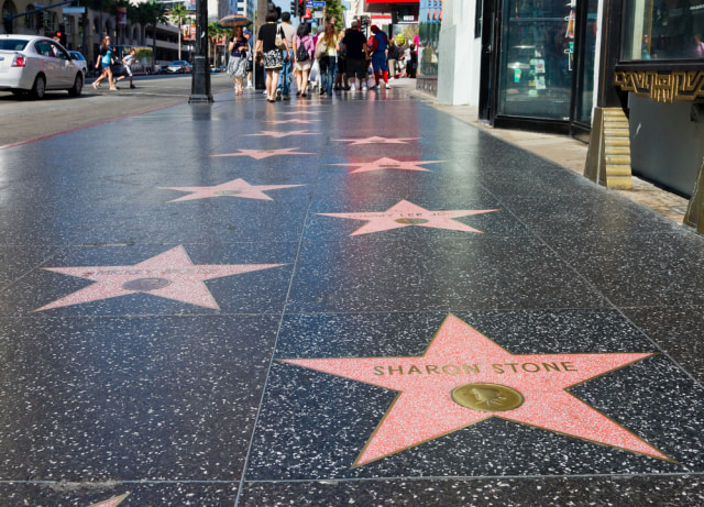 Landmark populer Hollywood Walk of Fame di Los Angeles, Amerika Serikat Foto: Shutter Stock