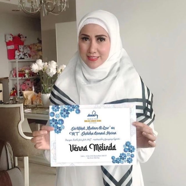 Venna Melinda Berhijab Foto: dok. Instagram @vennamelindareal