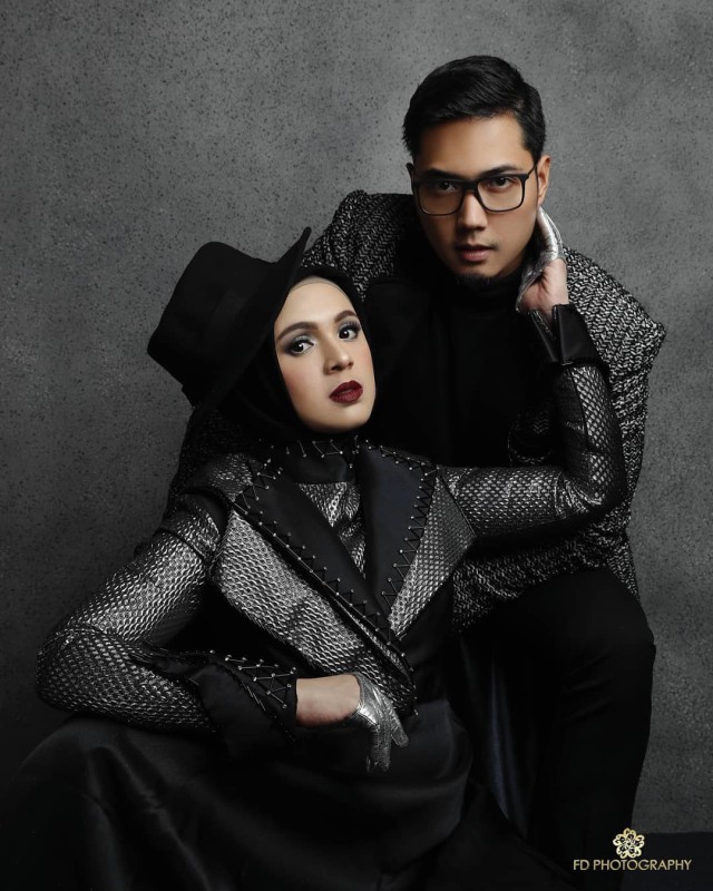 Nycta Gina dan Rizky Kinos. Foto: Instagram @kinosnoski.