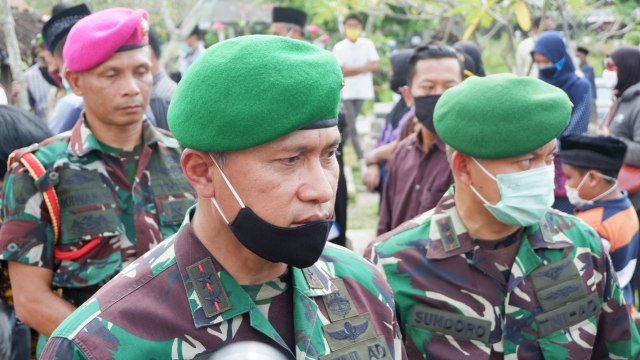 Komandan Pusat Penerbangan Angkatan Darat (Danpuspenerbad), Mayjen TNI Teguh Pudjo Rumekso.
 Foto: Arfiansyah Panji Purnandaru/kumpuran