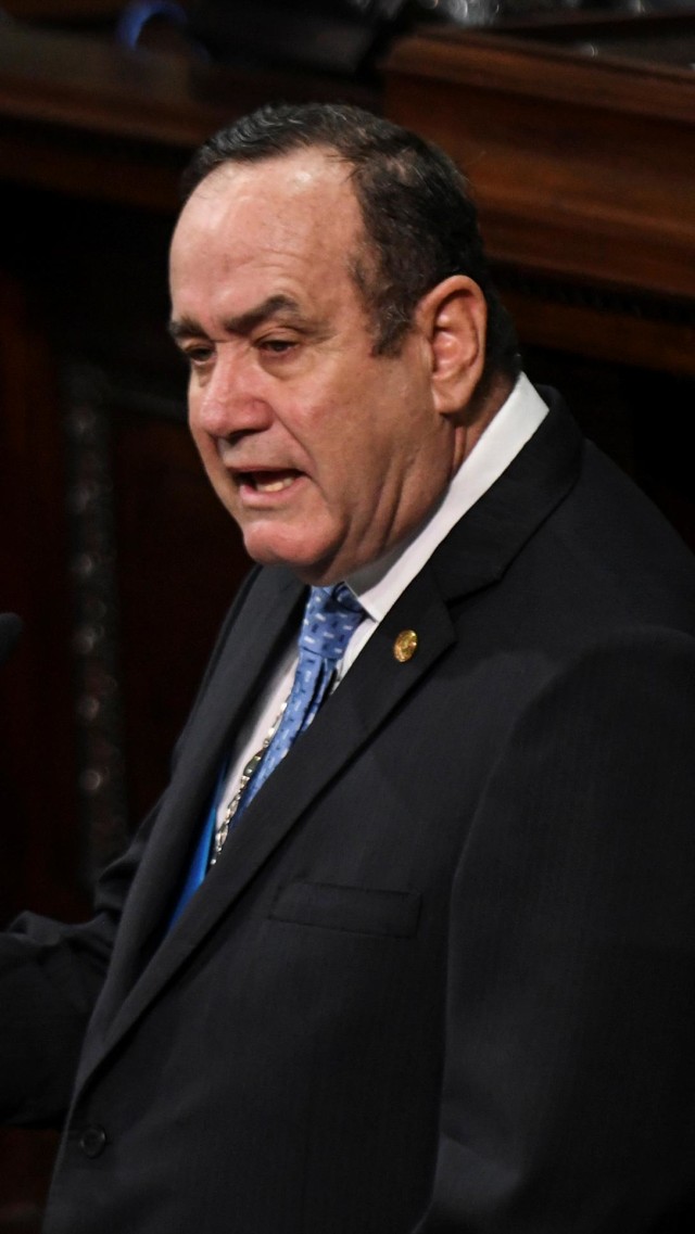 Presiden Guatemala, Alejandro Giammattei. Foto: Johan ORDONEZ/AFP