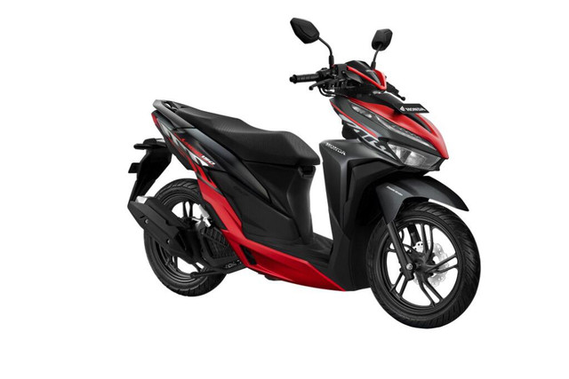 Pilihan warna baru Honda Vario 150 Sporty Black Red. Foto: dok. AHM