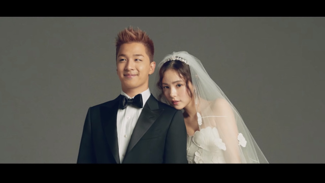 Taeyang dan Min Hyo Rin. Source: YouTube YGTAEYANG