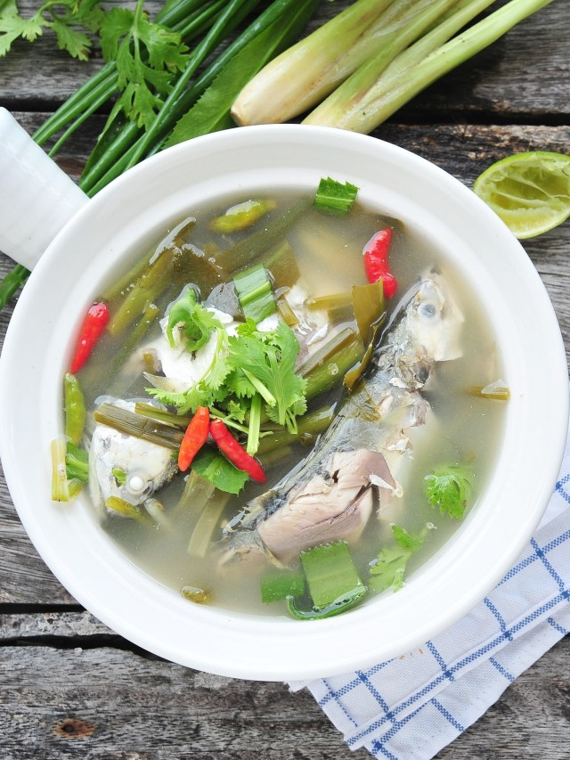 Ilustrasi ikan kembung kuah asam yang segar.
 Foto: Shutterstock