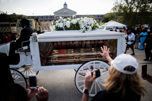 Pemakaman George Floyd. Foto: Carlos Barria/REUTERS