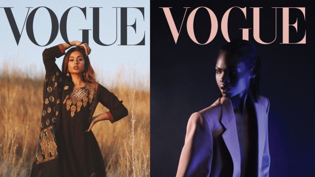 VOGUE Challenge yang viral di media sosial. Foto: dok. Twitter/@ahowc_ & @s0phrosyne__