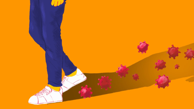 Ilustrasi virus corona. Foto: Maulana Saputra/kumparan